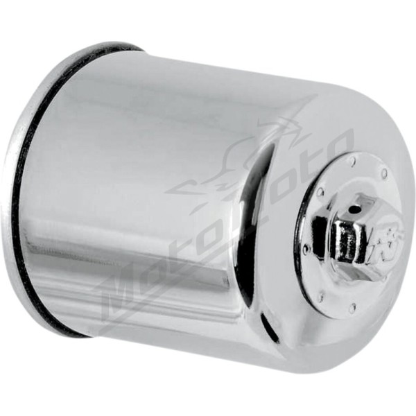 K&N Chrome Oil Filter Bimota / Honda / Kawasaki / Polaris / Yamaha 300/1900 74-25