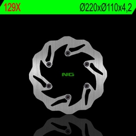 NG BRAKES 129X galinis fiksuotas stabdžių diskas KTM / HUSQVARNA / HUSABERG / GAS GAS