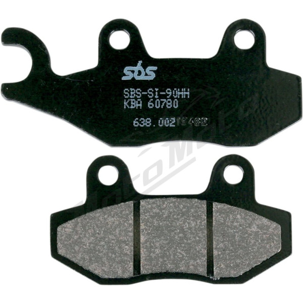SBS HS Street Excel 638HS Sintered Front Brake Pads Cagiva / Kawasaki / Suzuki / Triumph / Yamaha 125-1200cc 89->
