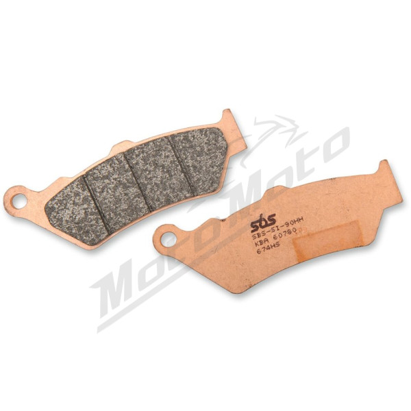 SBS HS Street Excel 674HS Sintered Front Brake Pads Aprilia / Benelli / BMW / CF Moto / Ducati / Honda / Husqvarna / KTM / Triumph / Zero 125-2300cc 95-24