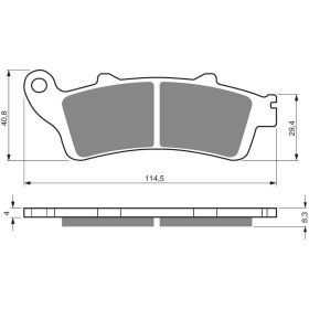 GOLDFREN Brake Pads 178 S3 Carbon Ceramic Honda / Kawasaki / Victory 250-1800 96-19