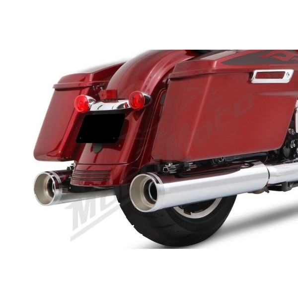 RINEHART RACING 800-0110TC-ECB 4.5 Muffler Slip-On Duals for Harley Davidson FLHR / FLHRC / FLHRXS / FLHTKL / FLTRXS  1750-1868cc FLTRXS 17-25