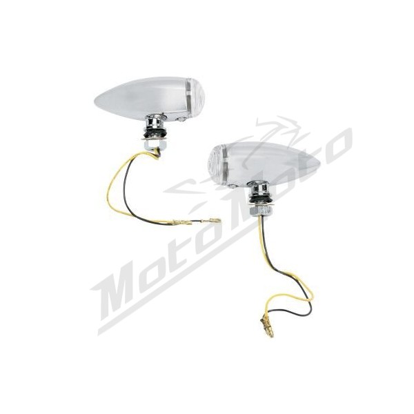 DRAG SPECIALTIES Chrome Marker Lights 30mm