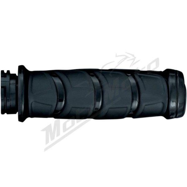 KURYAKYN Kinetic juodos rankenėlės Ø25.4mm Harley Davidson XL 883/1200 18-22