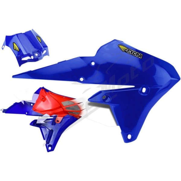 CYCRA Powerflow Intake Radiator Shrouds Yamaha WR / YZ 250-450 14-19