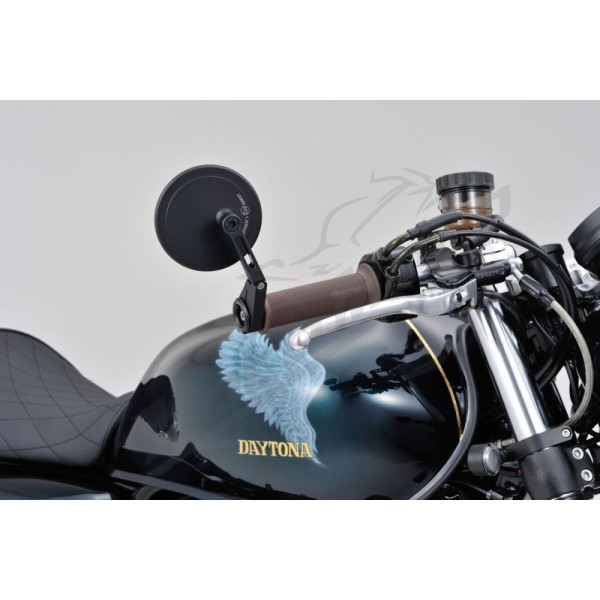 Universal Bar End Mirror DAYTONA D-MIRROR-17 VF3 1pc