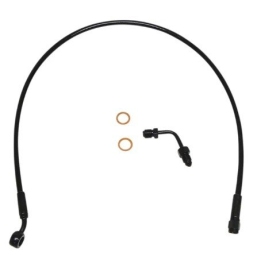 MAGNUM SHIELDING XR Upper Brake Line with Adapter Harley Davidson FXFB / FXLRS / FXLRST / FXFBS 1750/1923 18-24 66cm