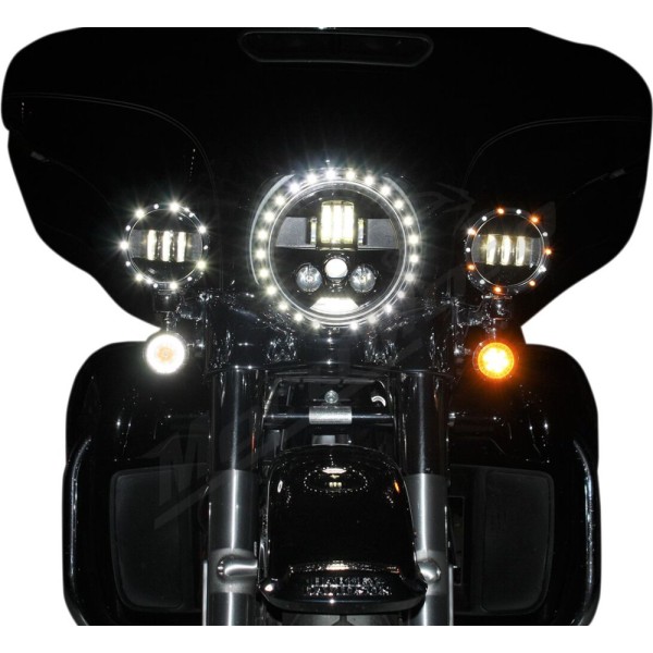 CUSTOM DYNAMICS 7" ProBeam® LED Headlamp Harley Davidson FLD / FLH 1340-1977cc 81-24