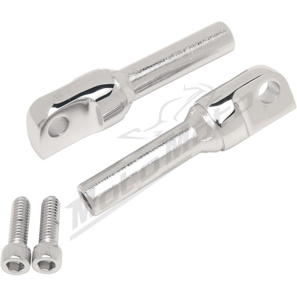 DRAG SPECIALTIES Chrome Adjustable Designer Peg Mounts