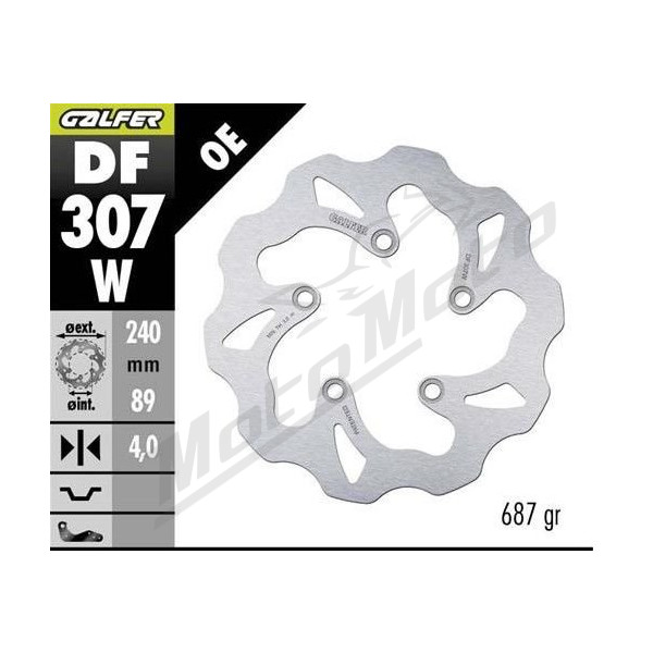 GALFER Rear brake disc Suzuki / Kymco 125-1300 88-16