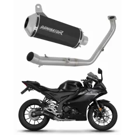 Yamaha MT 125 2024-2025 (Euro 5+) Dominator Full Exhaust System OV G2 BLACK + dB killer