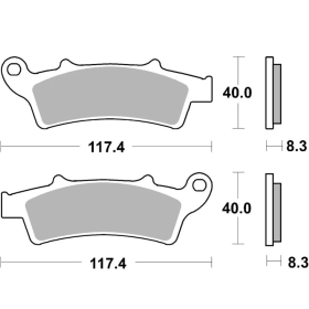 Sbs Brakepads 159CT Carbon Tech APRILIA / KYMCO