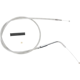 DRAG SPECIALTIES Stainless Braided Idle Cable Harley Davidson FLD / FLHR / FLHRC / FLHRS / FLHRSEI / FLHT 1200-1800cc 96-22