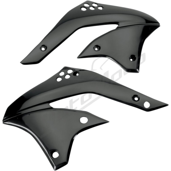 UFO Black Side Panels For Kawasaki KXF 450cc 06-08