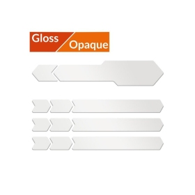 ALGIS chain frame protective stickers set (opaque-transparent)