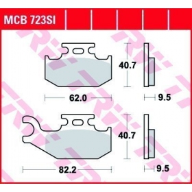 STABDŽIŲ TRINKELĖS TRW MCB723SI OFFROAD