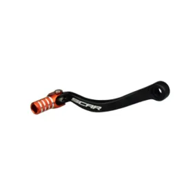 Scar racing pavarų perjungimo svirtis KTM SX-F / SX / EXC 125-450cc 90-16 juoda/oranžinė