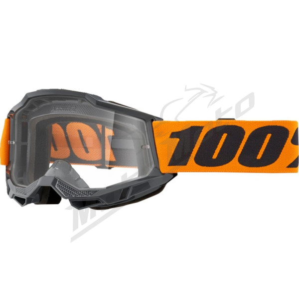 100% Accuri 2 Goggle (Clear Lens) Orange
