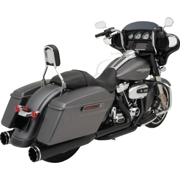 KHROME WERKS 2-into-2 Dominator Exhaust System Harley Davidson FLHFB / FLHR / FLHRXS / FLHT / FLHTCU / FLHTK / FLHX / FLHXS / FLTRU / FLTRX / FLTRXSE 1750-1977 17-24