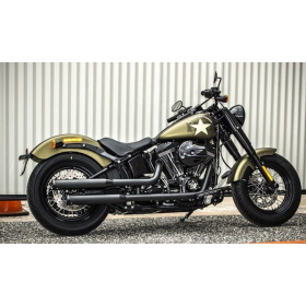 RINEHART RACING 500-1211 3.5" Muffler Slip-On Duals (black) for Harley Davidson 1750-1868 18-24