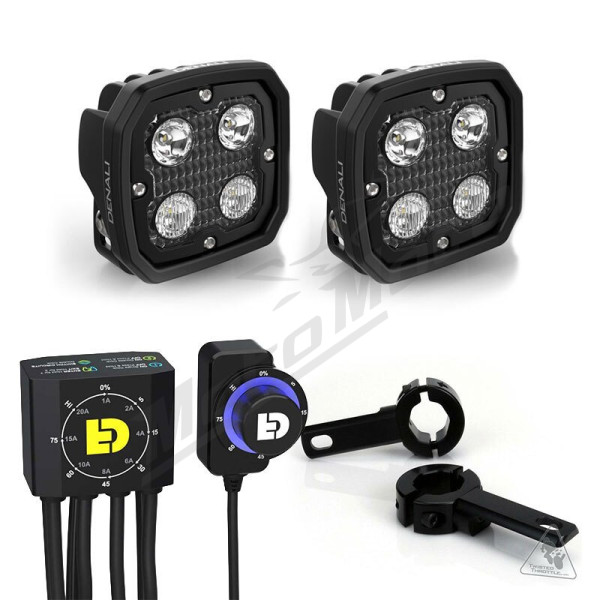 DENALI CANsmart D4 Universal Additional light kit 99x66mm