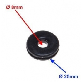 Rubber bushing 25x8mm 1pc