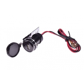 Telefono pakrovėjas USB + laikrodis 