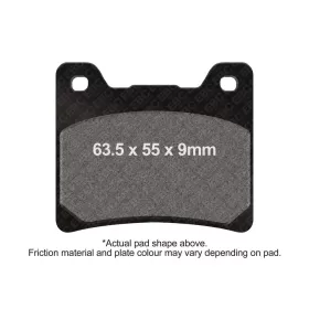 EBC EPFA stabdžių trinkelės YAMAHA BT / FJ / FZ / FRZ / RD / SRX / TZR / XJ / XJR / XV / YX / YZF 125-1300cc 83-06