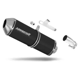Suzuki GSF BANDIT 400 1996-1997 Exhaust Silencer Muffler OVR BLACK + dB killer