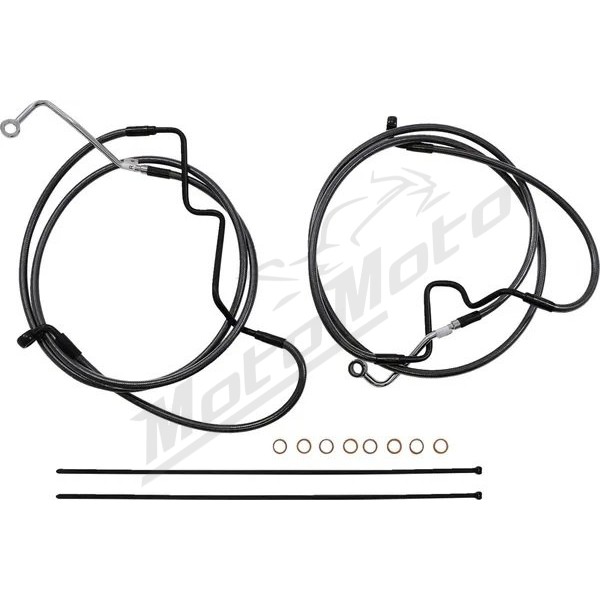 MAGNUM SHIELDING Black Pearl Handlebar Installation Kit 38/43cm Harley Davidson FLHR 1750 21-22
