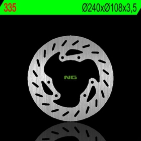 NG BRAKES 335 Front / Rear Round Fixed Brake Disc DERBI SENDA 50 00-06
