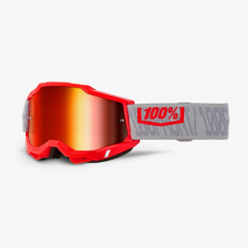 100% Accuri 2 Gatorback goggles (red mirror lens)