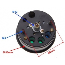 Universal motorcycle speedometer