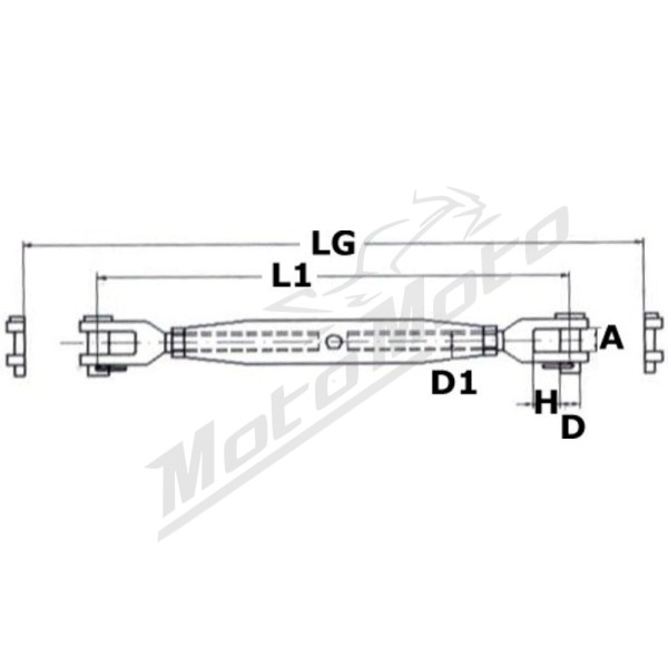 Osculati S.S turnbuckle 10mm