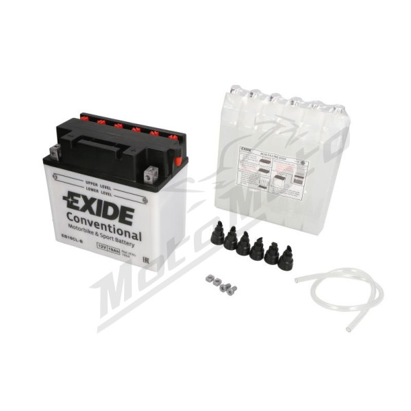 EXIDE YB16CL-B Battery 12V 19Ah