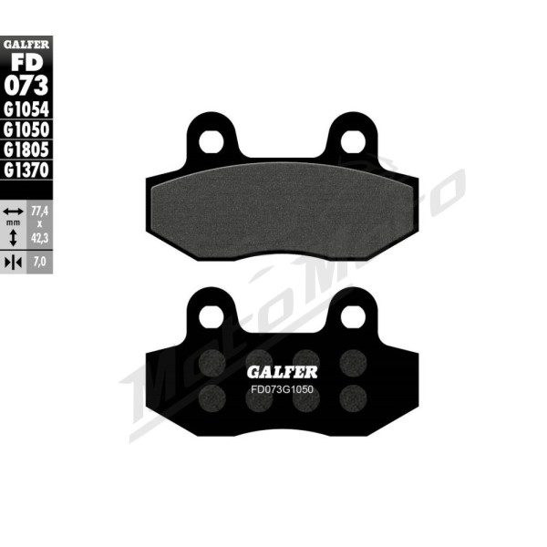 GALFER Semi-Metallic Brake Pads