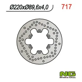 NG BRAKES Priekinis/galinis fiksuotas stabdžių diskas 220mm Benelli / Malaguti 125-400cc 99-09
