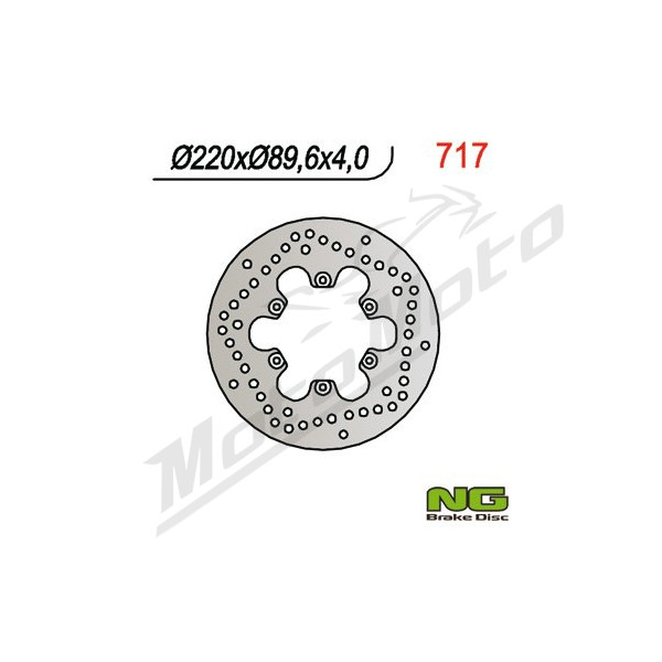 NG BRAKES Priekinis/galinis fiksuotas stabdžių diskas 220mm Benelli / Malaguti 125-400cc 99-09