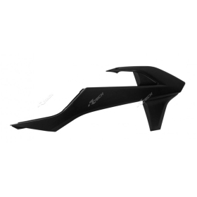 RACETECH radiatoriaus apdaila KTM SX, SX-F, XC-W, EXC, EXC-F 125/500cc 16-19 Juoda