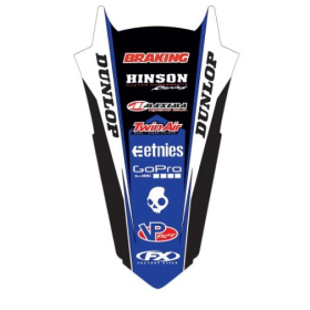FACTORY EFFEX Galinio sparno grafikos lipdukas Yamaha YZ 250-450 03-05