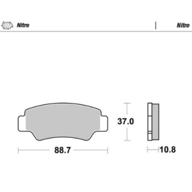Motomaster Brake pads CF Moto C Force / Z Force 450-1000 18-25