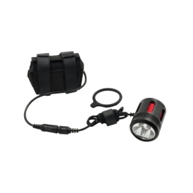 V BIKE Bicycle Headlight Led 3000Lm External Rechargeable Battery