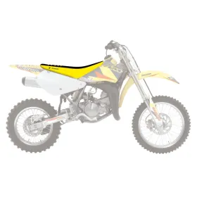 Blackbird sėdynės užvalkalas DOUBLE GRIP 3 SUZUKI RM 85 02-23 Geltona/Juoda