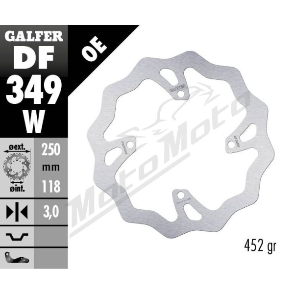 GALFER Wave® Front Brake Rotor Suzuki RMX / RM-Z 250-450cc 04-18