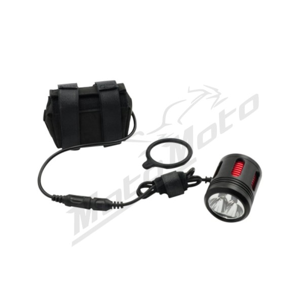 V BIKE Bicycle Headlight Led 3000Lm External Rechargeable Battery