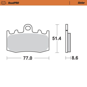 MOTO-MASTER Roadpro Front Brake Pads BMW K / R 850-1300 00-19