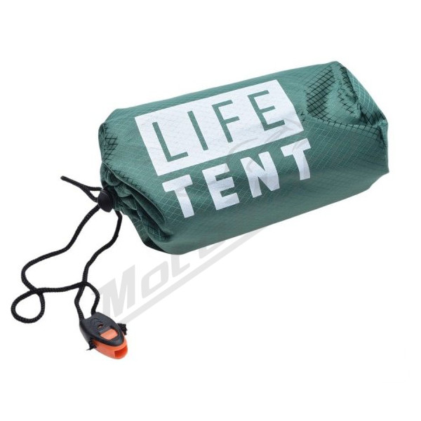 Emergency survival shelter green 150x65mm