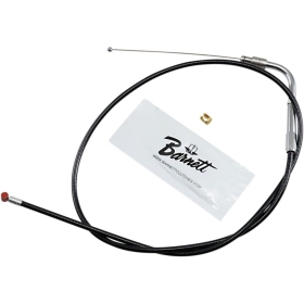BARNETT Black Vinyl Throttle/Idle Cable Harley Davidson 1340-1450cc 1996-2005