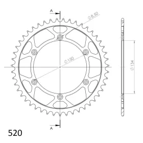 Supersprox / JT Rear sprocket 460.43 43t