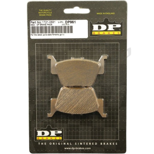 DP BRAKES ATV/UTV Sintered Metal Brake Pads Honda SXS / TRX 420-700cc 03-25